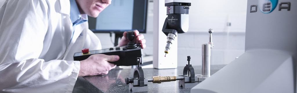 CMM inspection of precision component